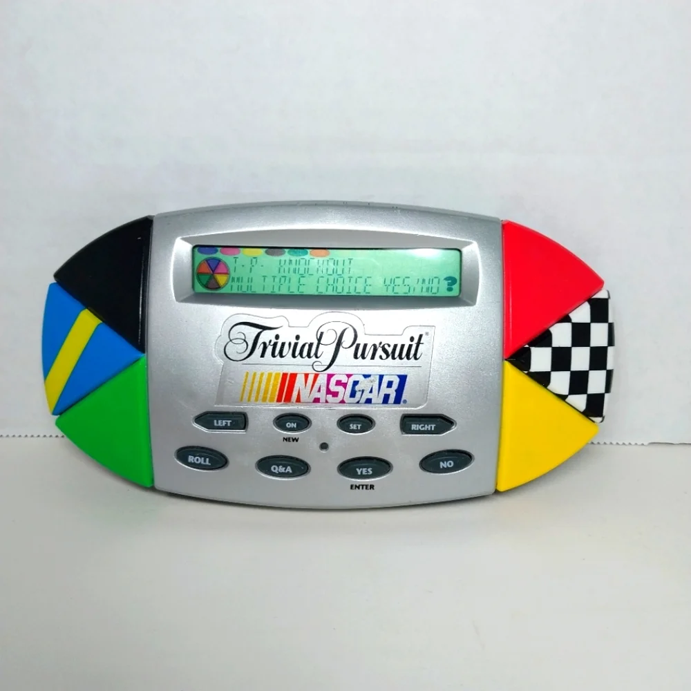 Trivial pursuit NASCAR Handheld Electronic Game Tested Works